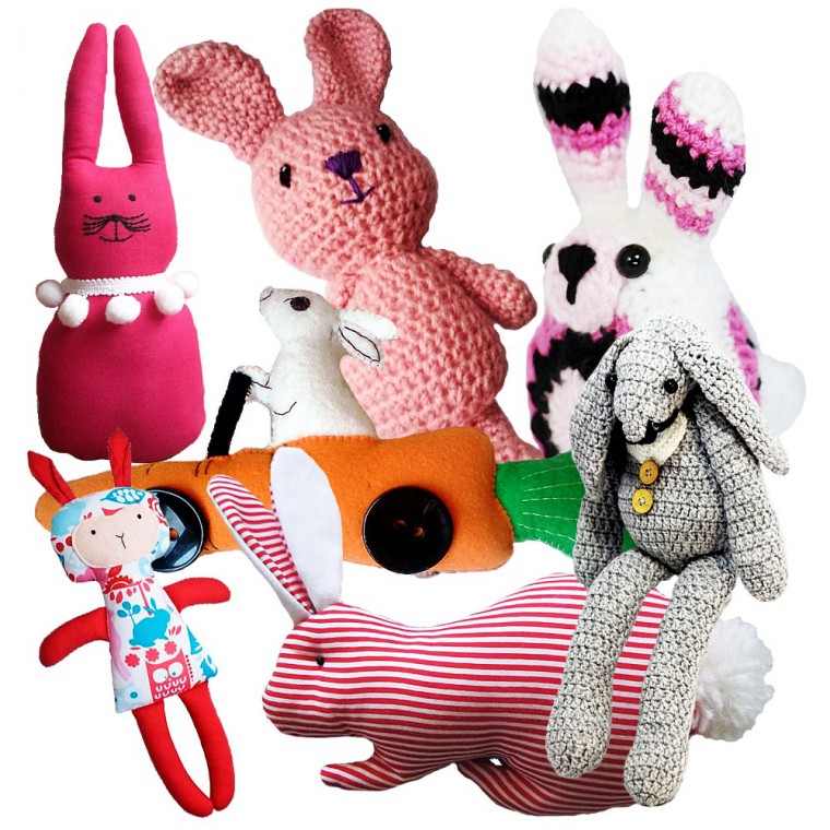 #bunny #rabbit #easter #toy #bunnytoy #felt #knit #stuffedtoy #plushie