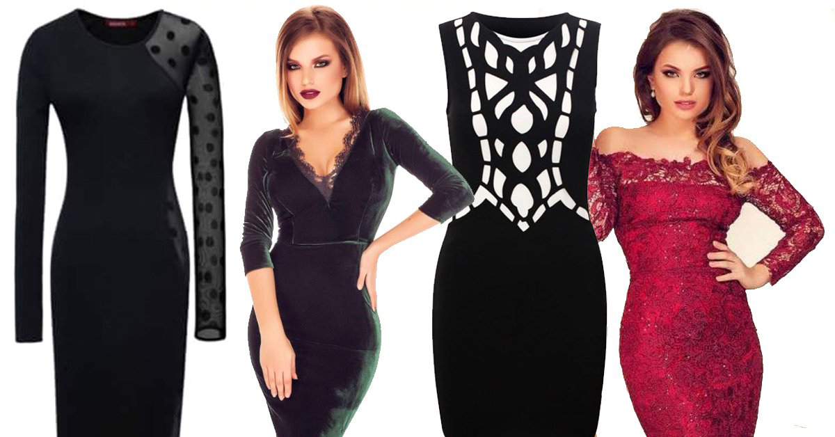 Cumpara online de pe Fashionhunt, rochie neagra, rochie office, rochie petrecere, rochie dantela, rochie eleganta